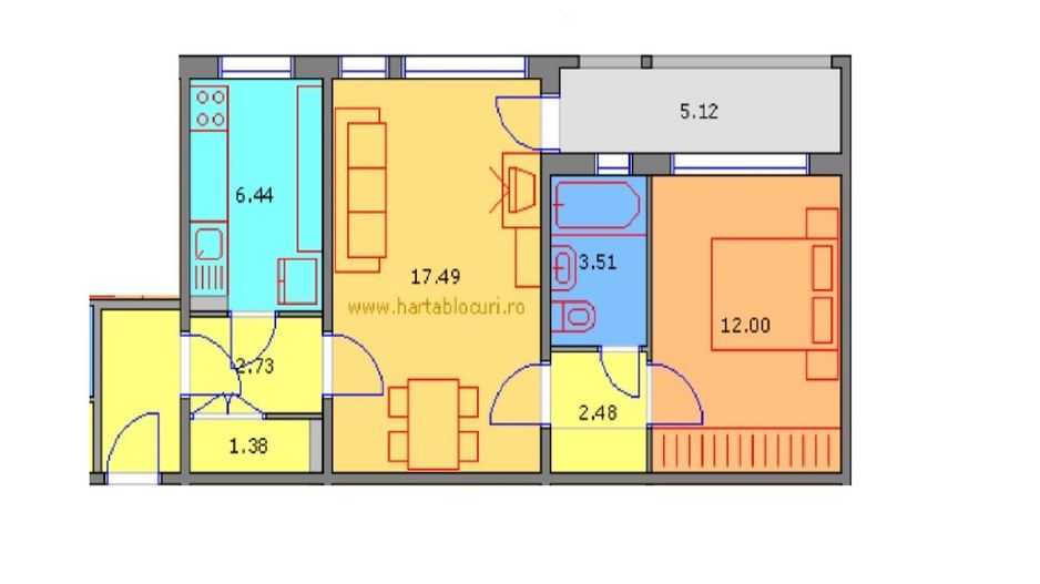 De vanzare apartament 2 camere Drumul Taberei ,Parc Drumul Taberei - Poză 7