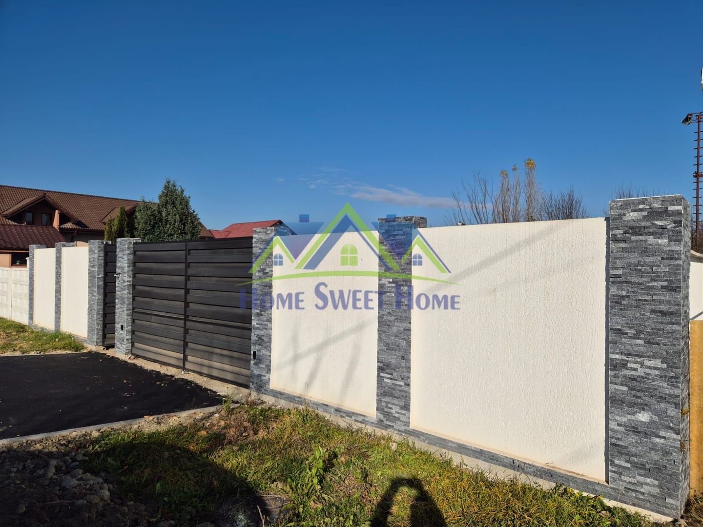 Teren 319 mp – zona Buituri Hunedoara (Petofi Sandor) – Gard nou, porț - Poză 1