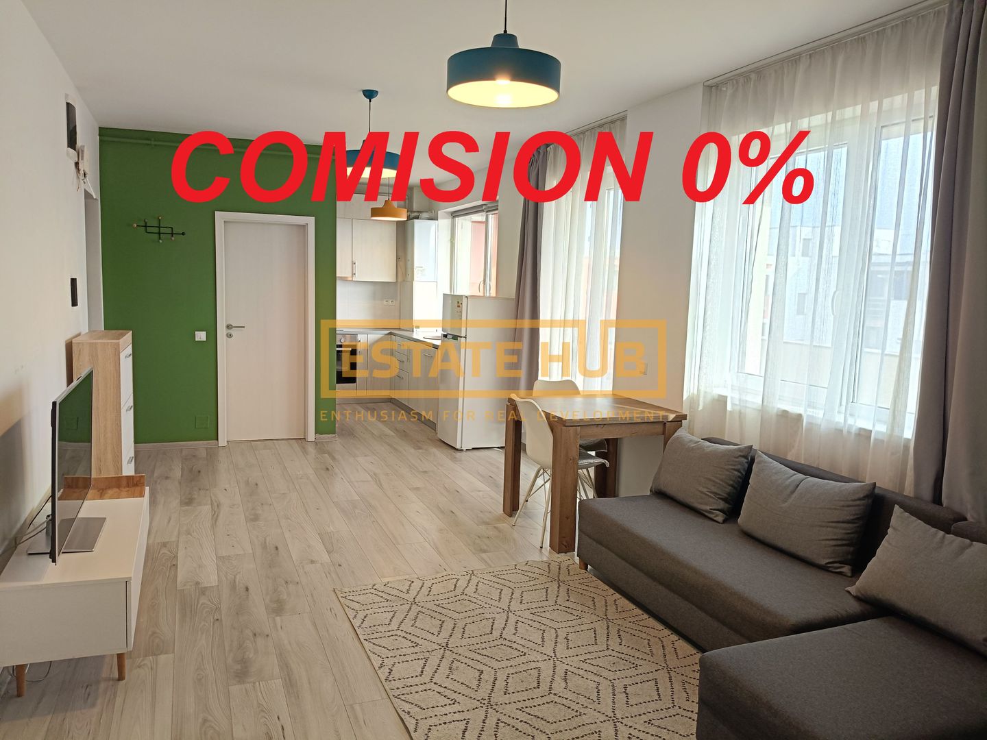 Apartament 2 camere FINISAT | Parcul Feroviarilor | Comision 0% - Poză 1