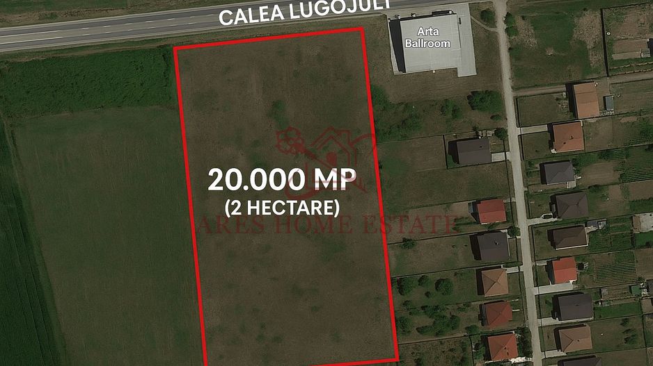 Teren 20.000 mp, 2 fronturi stradale – Calea Lugojului, langa Petrom. - Poză 8