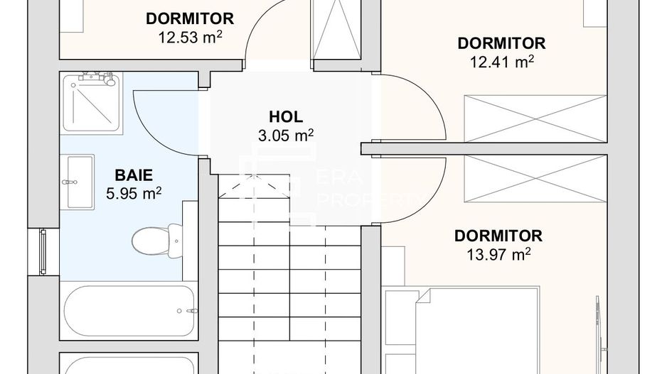 Casă individuală nouă | 4 camere | 3 băi | teren 380 mp | pod 50 mp | Șura Mică - Schiță 7