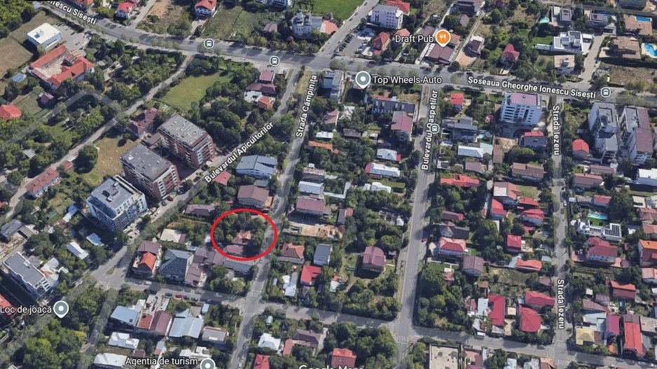 Casa demolabila cu teren 680mp deschidere 20.10ml Sisesti-Vatra Noua - Poză 1