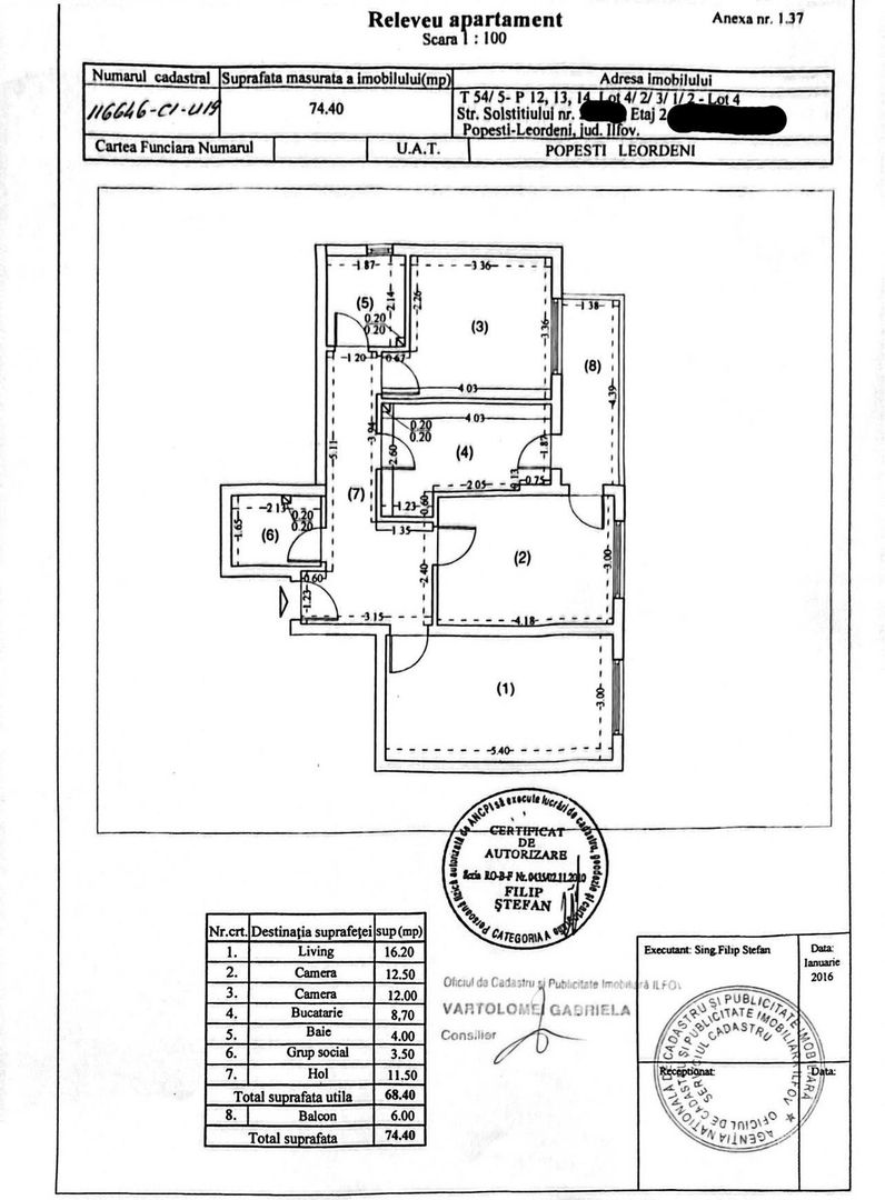 SOLSTITIULUI  -  APARTAMENT 3 CAMERE - Poză 14