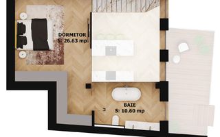 Apartament nou, 2 camere, 248 000 Euro. Comision 0. - Poză 2