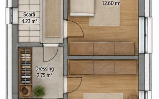 Duplex premium cu eficiență energetică ridicată - Cartier Europa, Aleea Muzicii - Poză 9