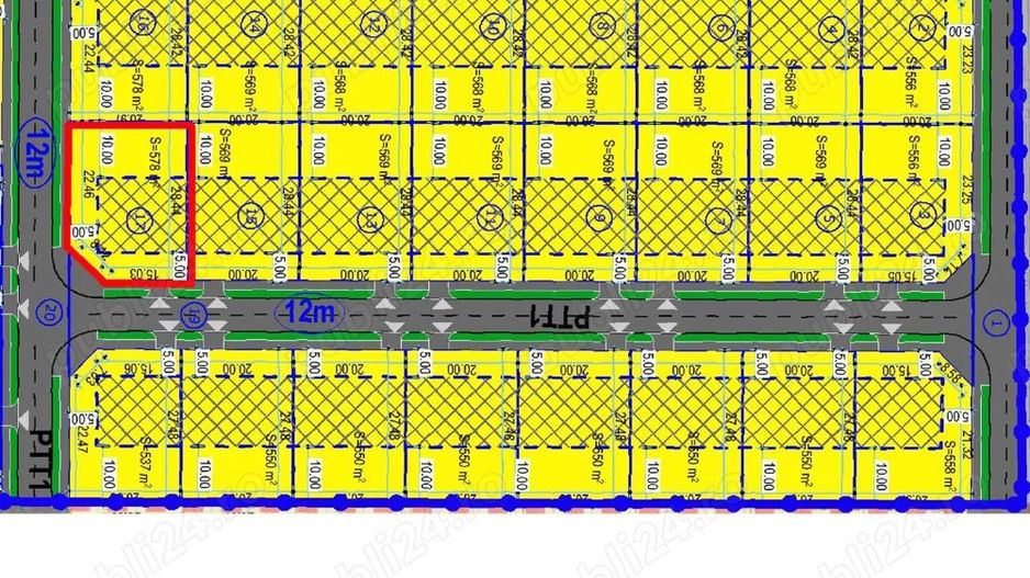 COMISION 0%, Teren 587 MP, 2 Fronuri, Utilitati, Regim P+1E, SACALAZ - Poză 4