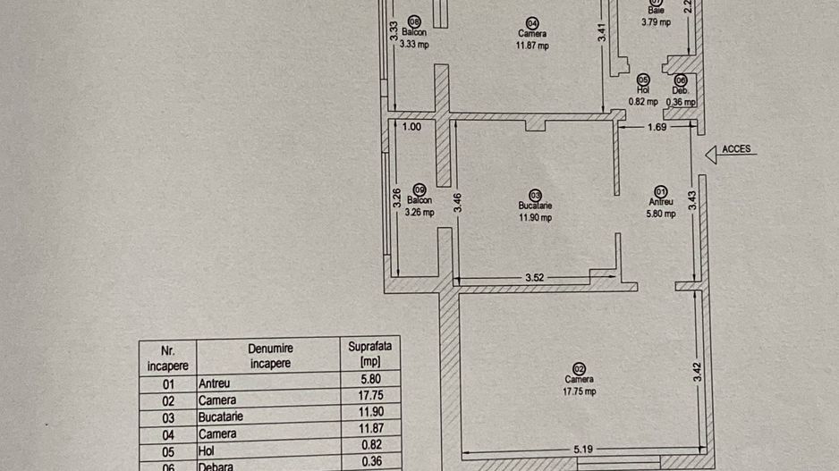 Soarelui | 2 Camere | Decomandat | 2 Balcoane | Mobilat si Utilat | Centrala - Poză 19