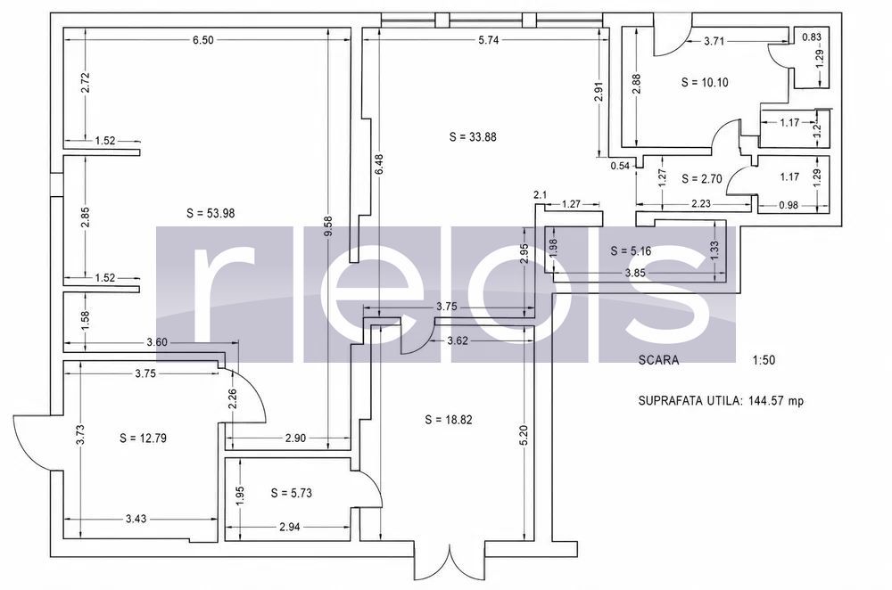 SPATIU COMERCIAL DE INCHIRIAT – FLOREASCA | 145 MP + TERASĂ - Schiță 7