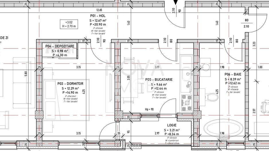 Apartament 3 camere, etajul 1 - Selimbar - Poză 7