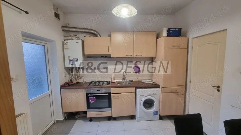 Apartament 1 camera curte comuna cu  centrala - Poză 3
