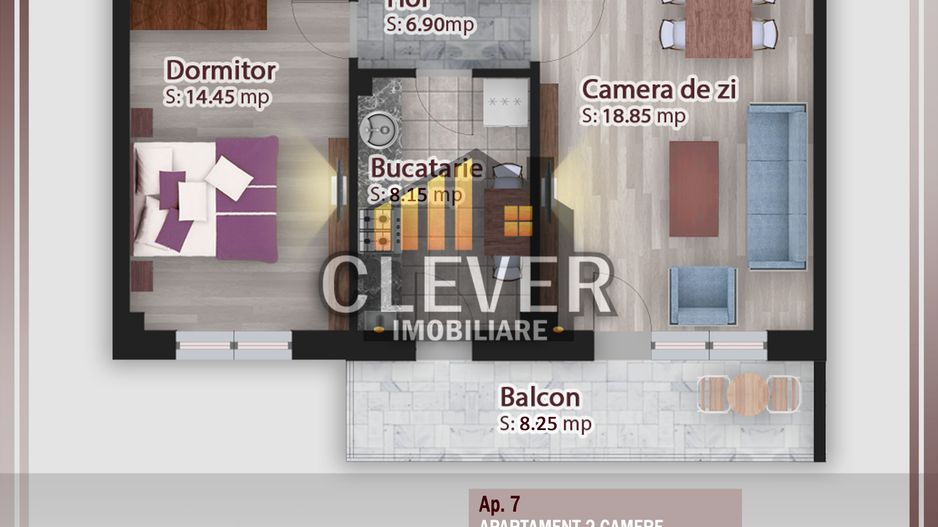 Direct Dezvoltator Comision 0-Apartament 2 camere Th Pallady - Poză 3