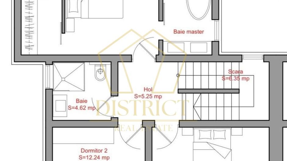 Duplex premium 5 camere | 142 mp utili | teren 372 mp | zona Mures – Dumbravita - Poză 15