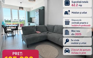Apartament 3 camere | Bloc 2025 | 2 parcări | 135.000€ - Poză 1