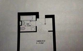 VANZARE GARSONIERA HILS PALLADY 30MP PARCARE INCLUS ANGHEL SALIGNY METROU - Schiță 9