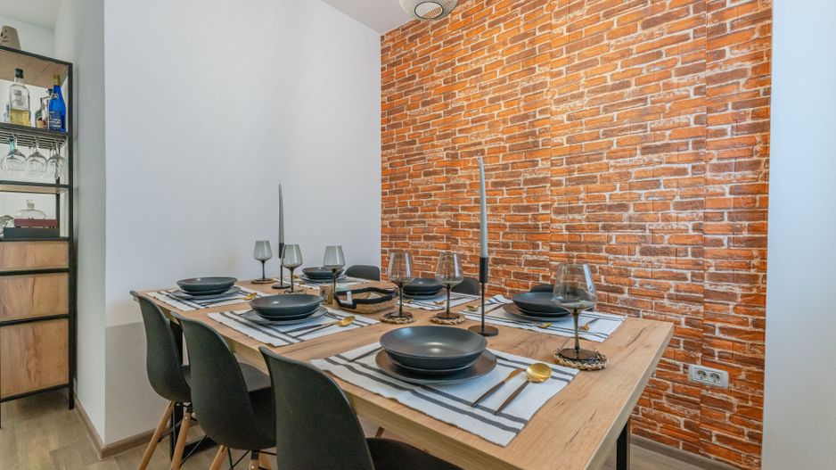 2 camere decomandat mobilat utilat cu gradina - Poză 16