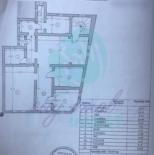 105 mp | Cotroceni | Demisol înalt | Vilă interbelică consolidată | Parcare - Poză 3