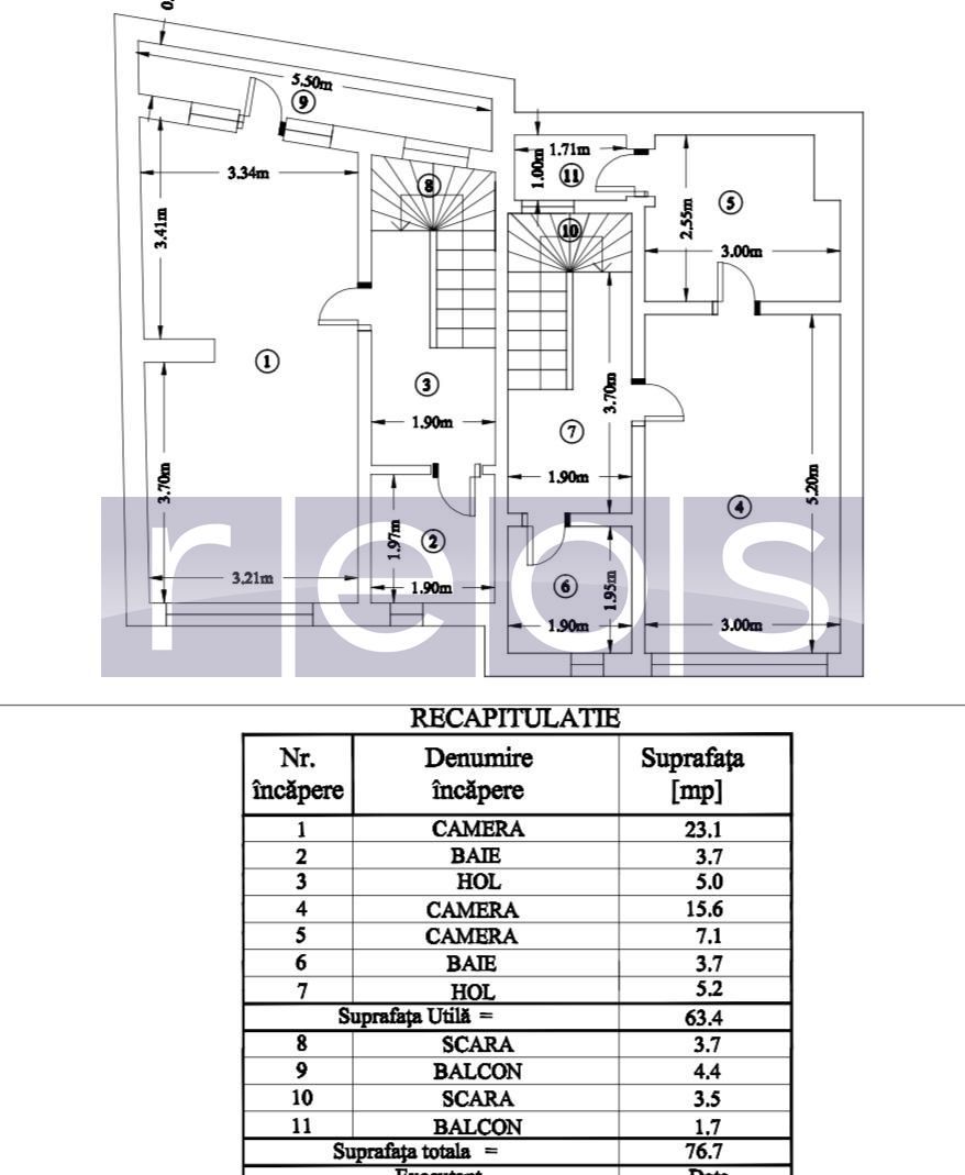 VANZARE DUPLEX P+2+TERASA PANORAMICA | ZONA MIHAI BRAVU - Poză 7