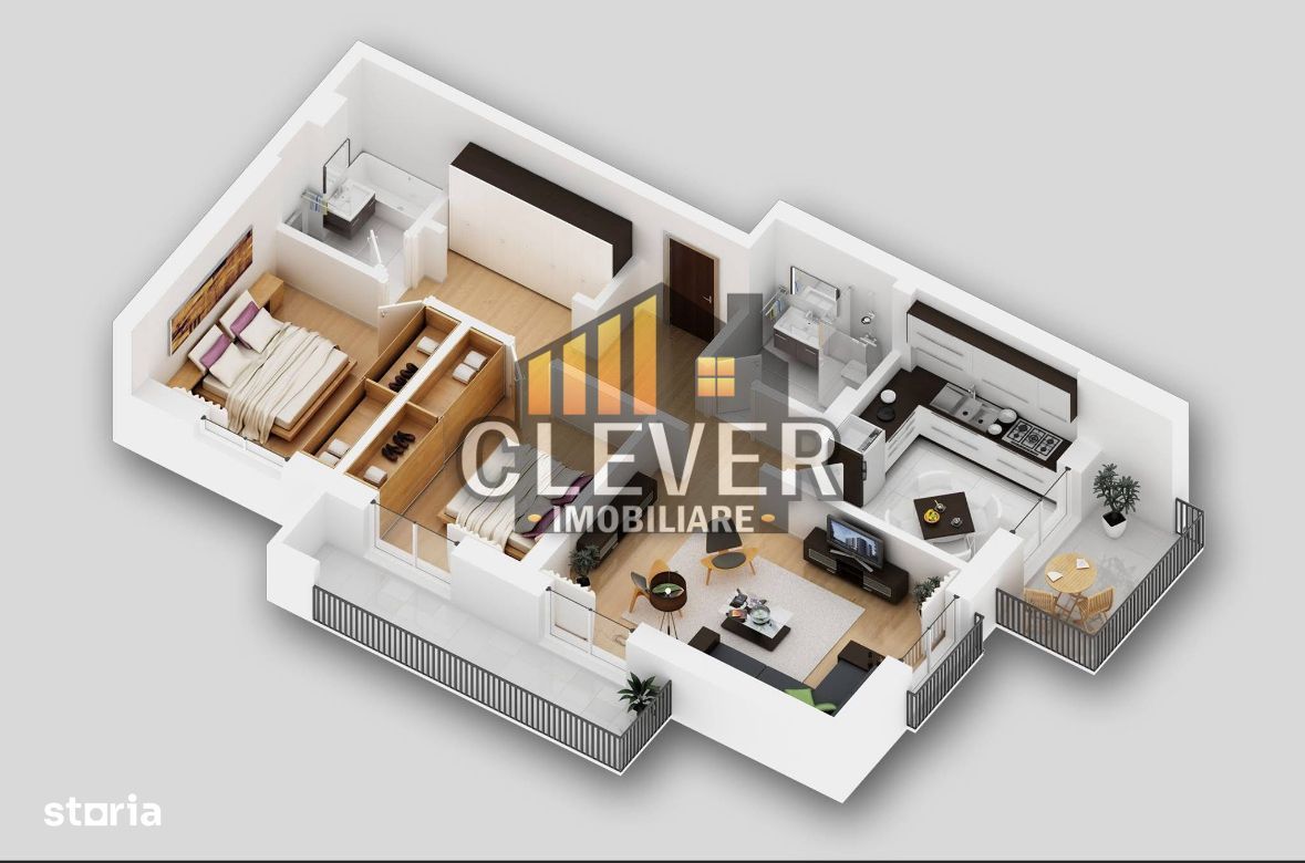 Apartament 3 camere Mobilat+Utilat Th. Pallady Metrou Teclu - Poză 1