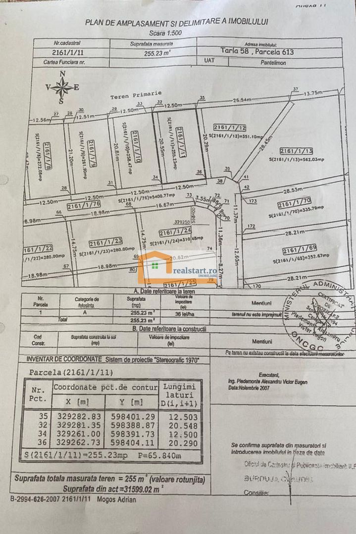 Teren contructii - 600mp compus din 2 loturi alipite, intre case - Poză 3