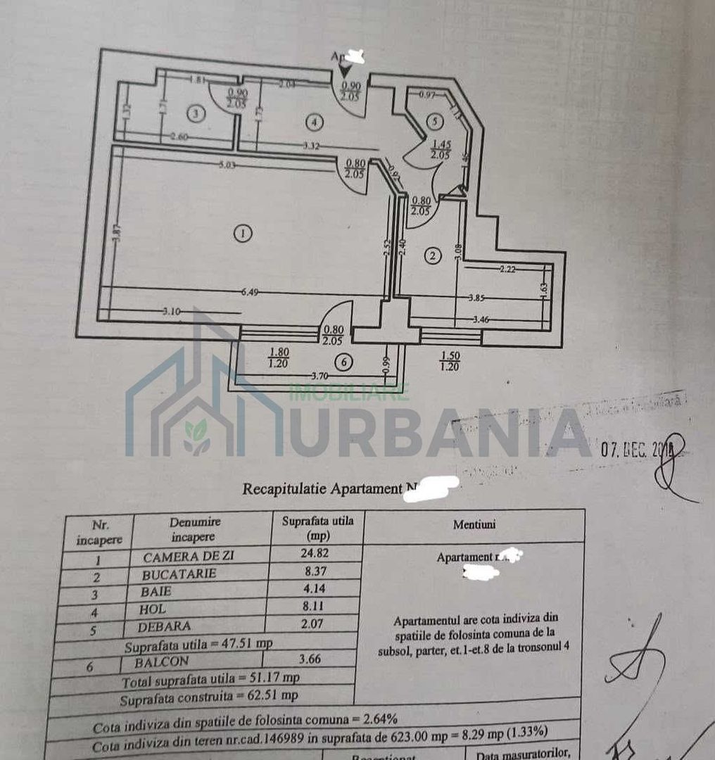 Apartament 1 camera decomandat, zona Cug - Providenta, Iasi - Poză 1