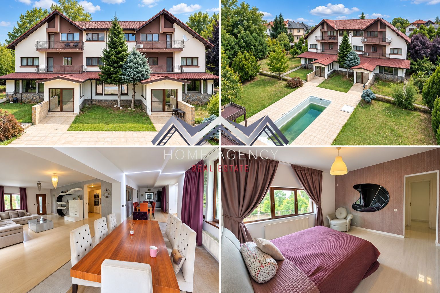 Domeniu privat în Corbeanca – 2 vile, 3.278 mp teren, piscină - Poză 1