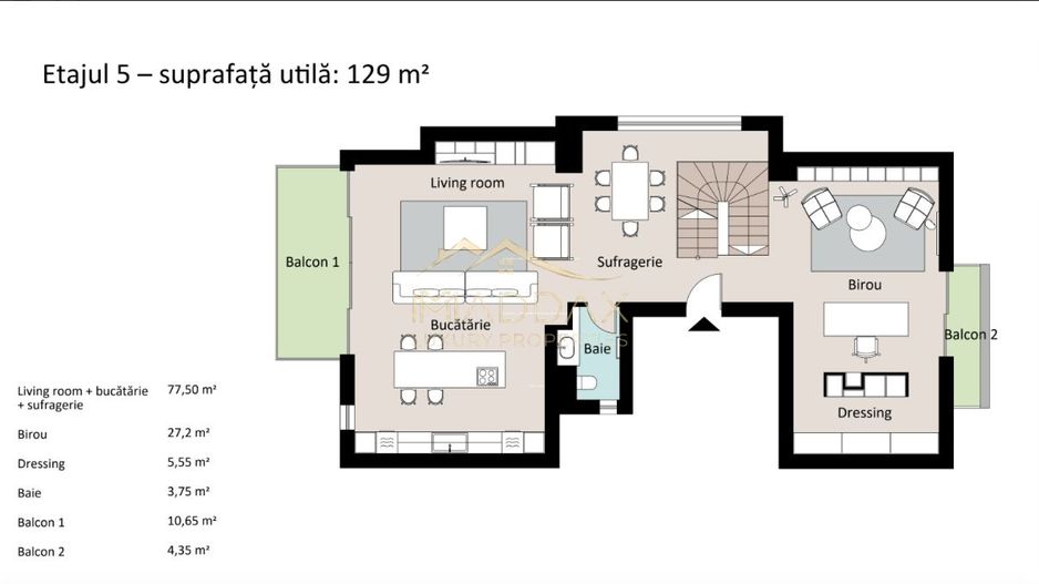 Extraordinary Penthouse *380 SQM useful* 3 parking // Primaverii - Schiță 56