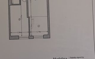 Apartament 2 camere , decomandat. Vitan- Barzesti cu Loc de Parcare - Schiță 9