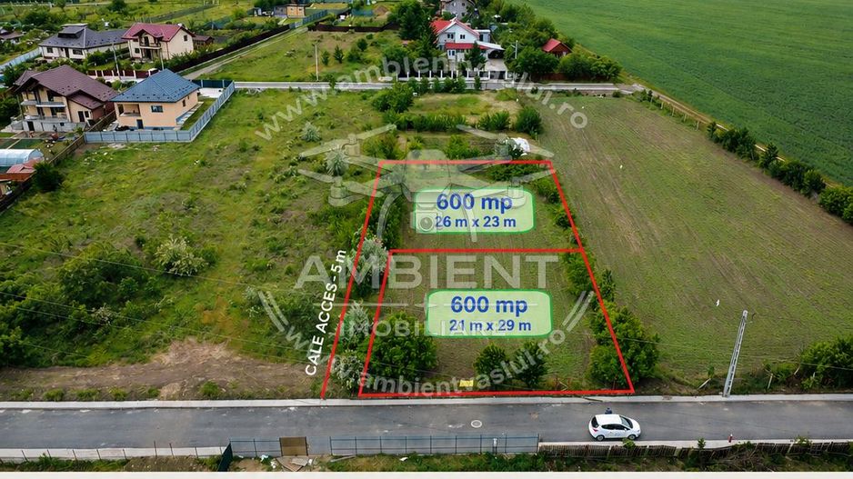 TEREN 600 mp, la drum asfaltat, cu toate utilitățile, VASLUI-zona Moara Grecilor - Poză 1