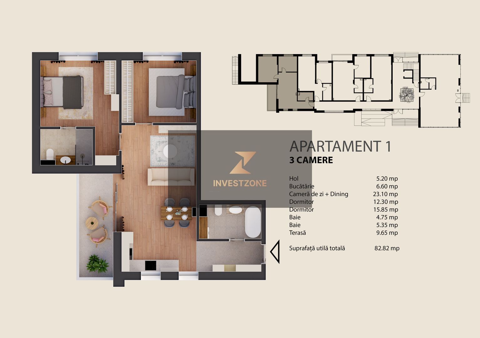 Arlo Residence-3camere central Oradea - Poză 2