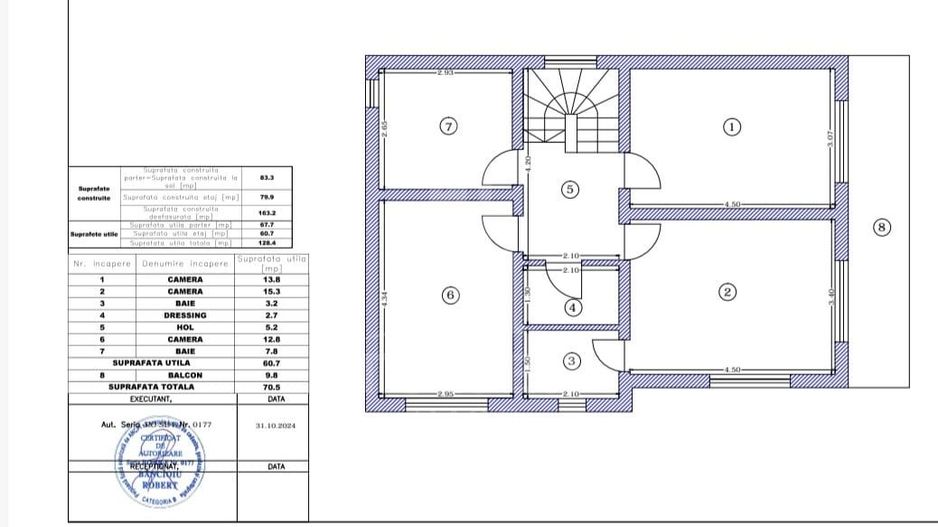 Casa de vanzare la Poplaca . Comision 0% - Poză 8