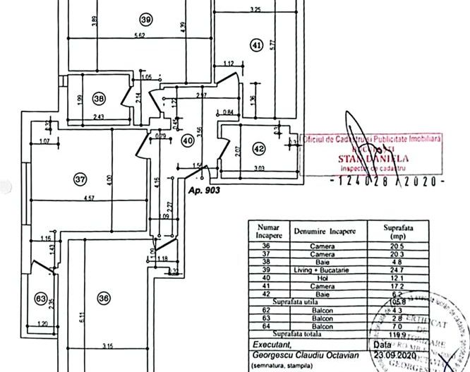 4 camere | Casa Presei | Poligrafiei | Baneasa - Schiță 11