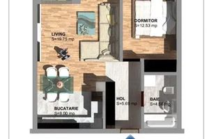 Apartament 2 camere bloc nou Torontalului - Poză 7