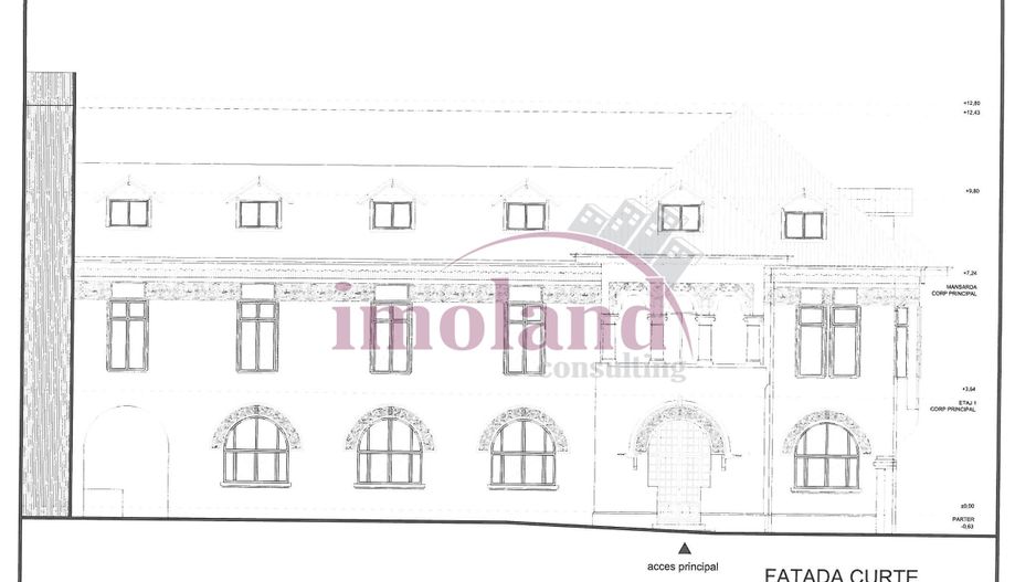 Vila impunatoare - 20 camere - birouri - Romana-Lahovari - Schiță 24