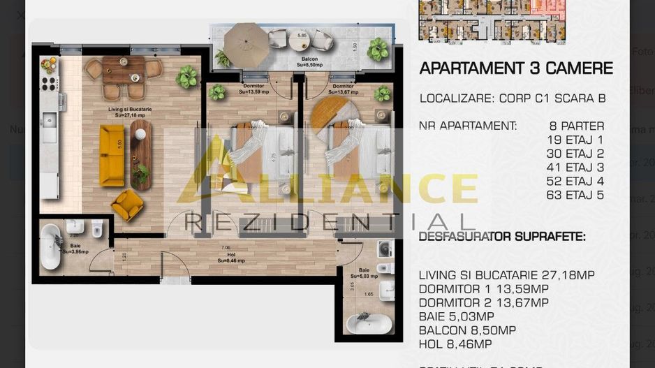 🔥 APARTAMENT PREMIUM CU 3 CAMERE | 5 MINUTE DE METROU BERCENI | - Poză 3