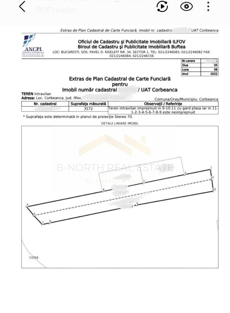 Parcelă Intravilană cu Vedere Superbă la Lac, Investiție de Top în Corbeanca - Schiță 7