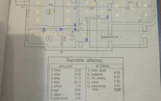 Birou Prestigios 5 Camere | Dorobanti | 130 MP - Schiță 24