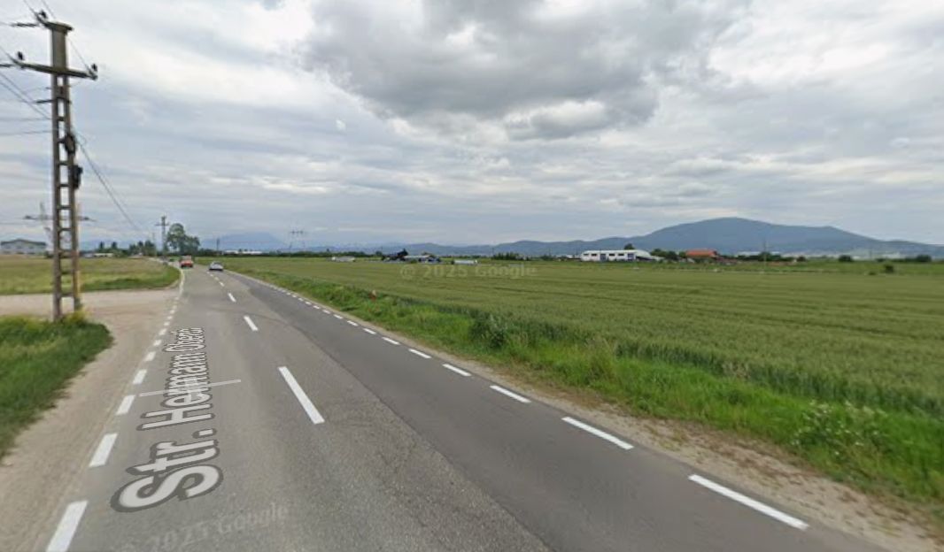 OCAZIE! Lot teren in vecinatatea aeroportului Brasov 50 m deschidere - Poză 1