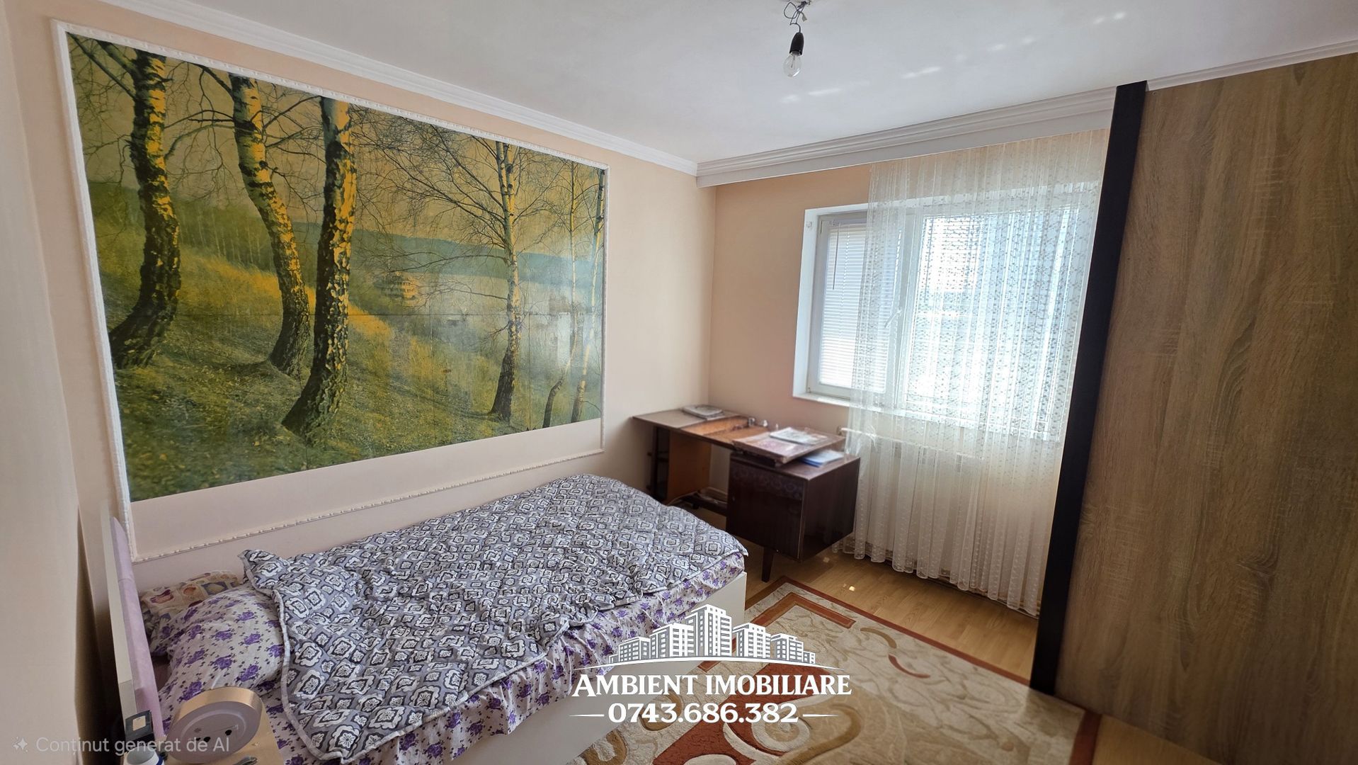 Apartament cu 2 camere, decomandate, etaj 6, VASLUI - zona NORD; - Poză 5