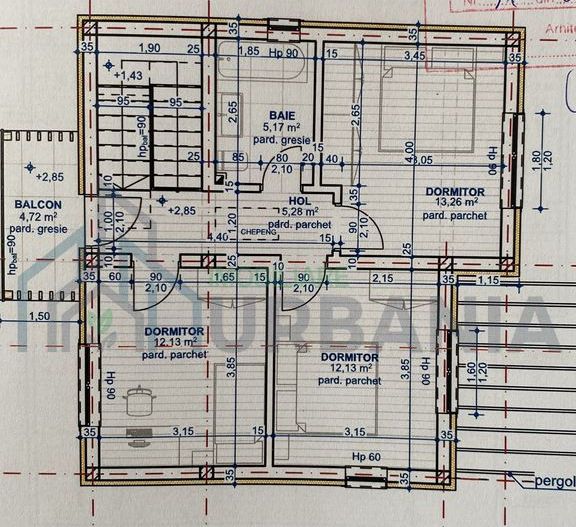 Casă de vânzare în sat Vânători, comuna Popricani – 3 dormitoare, 2 băi, terasă, 100 mp utili, teren 750 mp - Poză 5