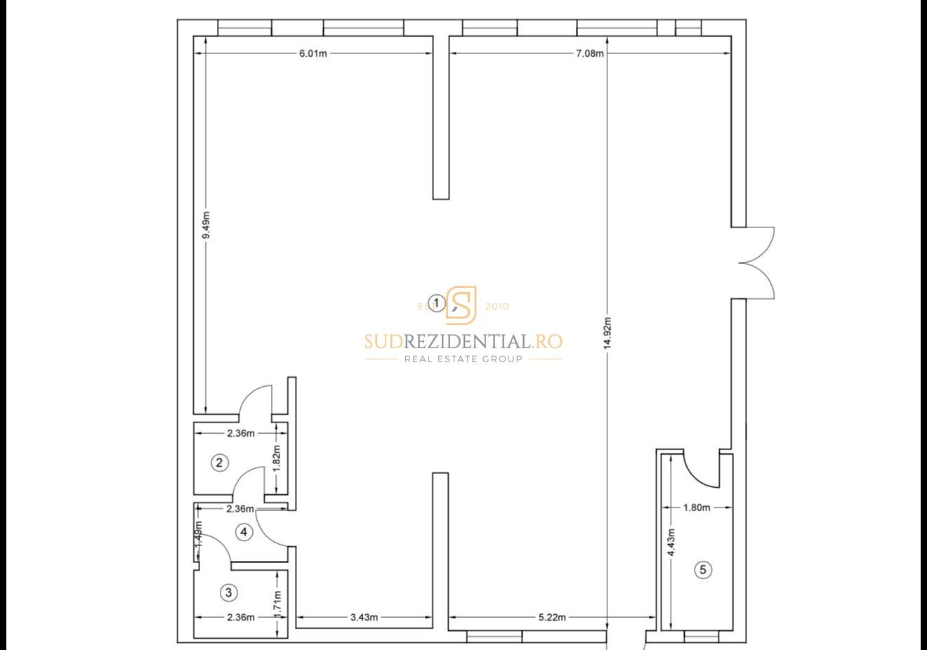 Spatiu Comercial, Soseaua Oltenitei, posibilitate de achizitie in rate - Schiță 12