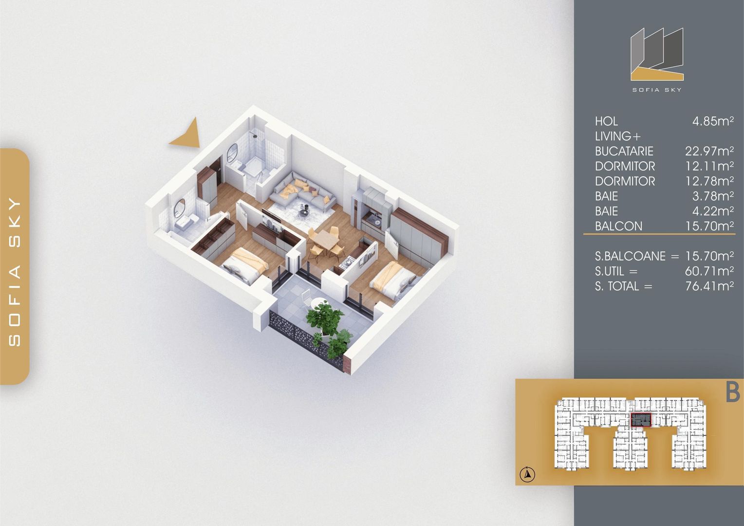 Apartament 2 camere Pallady, Metrou N.Teclu 8 min. Stoc limitat - Poză 14