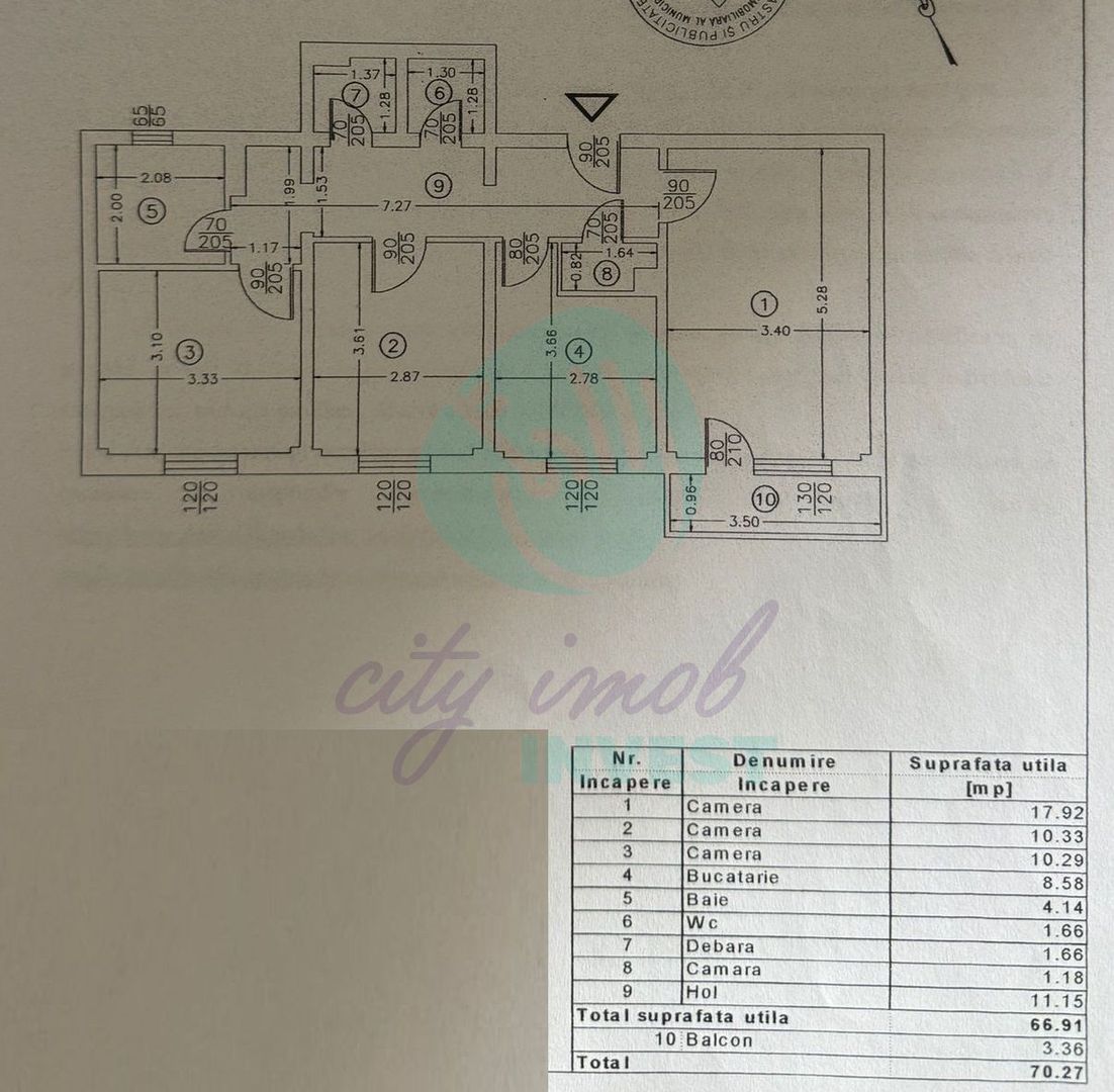 Apartament 3 camere renovat, Calea Mosilor - Poză 2