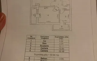Apartament 2 camere Unirii - Viilor - Rahova - Schiță 11