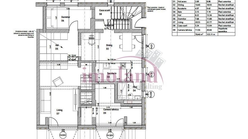 Vila - Floreasca - 12 camere+curte - Piata Floreasca - Schiță 15