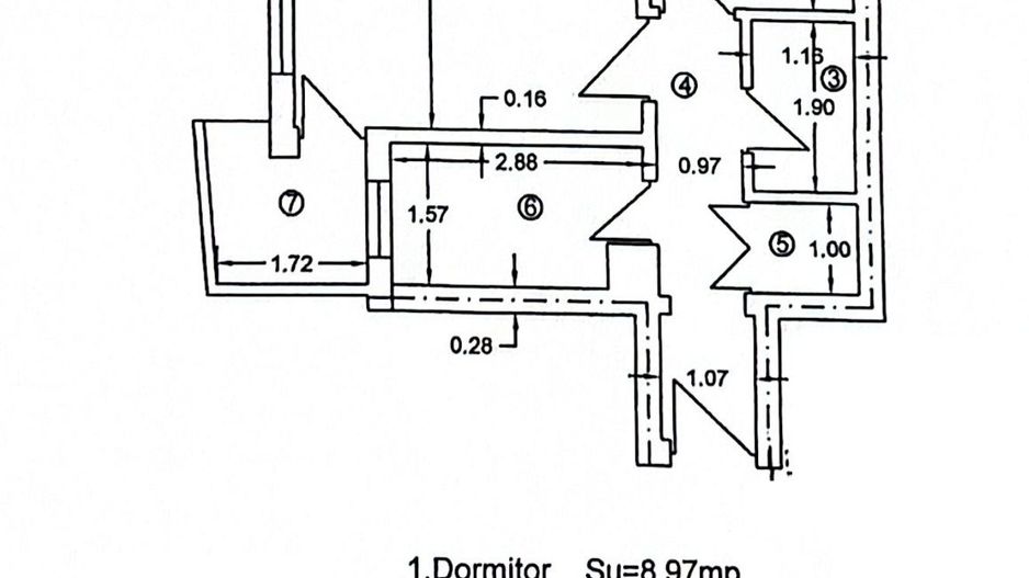 Apartament cu 2 camere, decomandate, etaj 10, VASLUI - zona NORD; - Poză 12