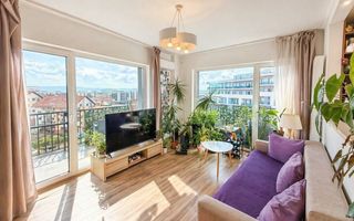 Vânzare apartament 3 camere, 2 băi, parcare, terasă 23 mp, Bună Ziua - Poză 3