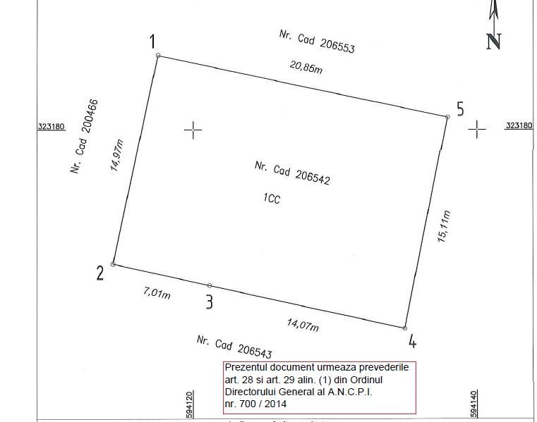 Teren constructii, intre case noi, max P+1+M, acces utilitati, D-14ml, - Poză 4