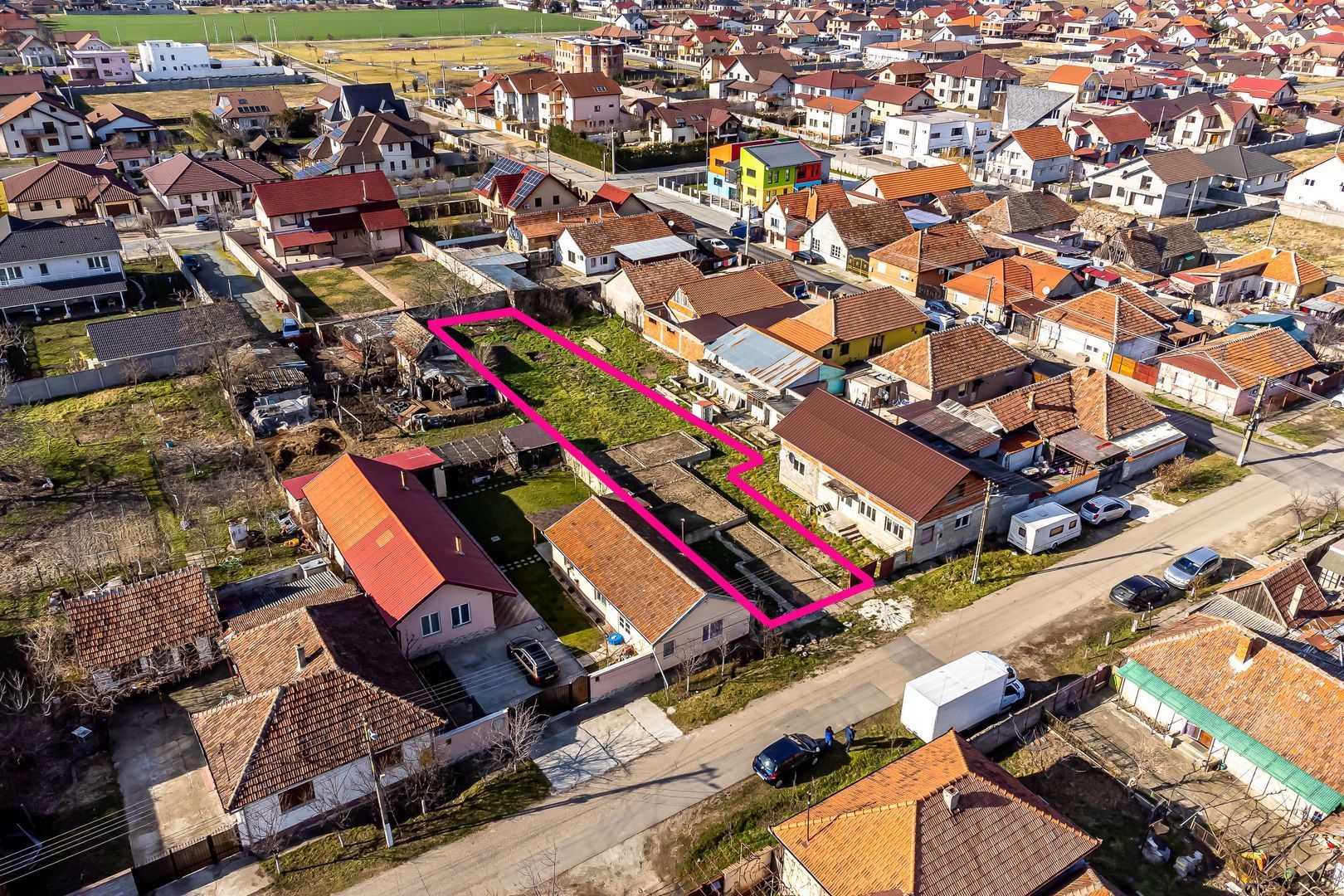 Teren intravilan cu proiect și fundație casă - Poză 2