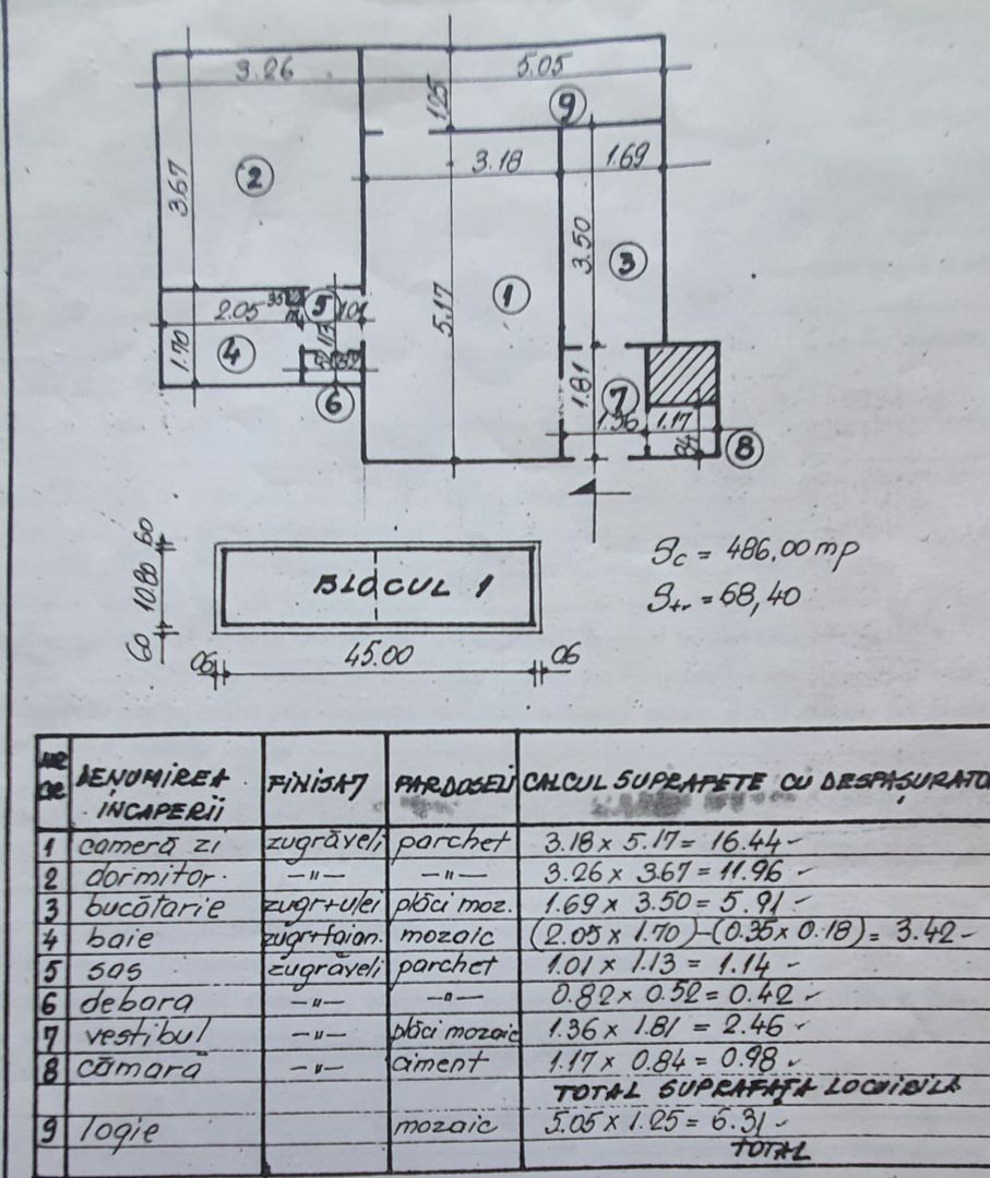 APARTAMENT 2 CAMERE | ETAJ 2 | POSIBILITATE CENTRALA - Poză 11