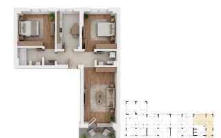 Apartamente 3 Camere și două unități tip Duplex Comision 0% - Poză 1